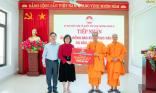 Lan tỏa lòng từ bi: Chùa Ba Vàng chung tay hỗ trợ đồng bào khắc phục thiệt hại do bão số 10