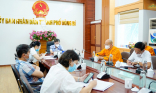 Sư Phụ Thích Trúc Thái Minh tham dự cuộc họp với UBND tỉnh về báo cáo công tác đảm bảo an toàn phòng chống dịch gắn với phát triển kinh tế
