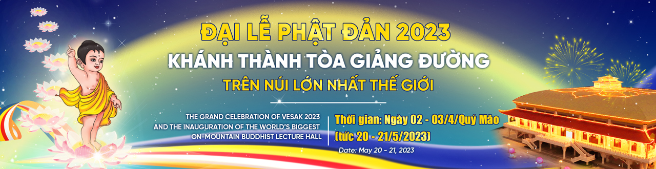 Chùa Ba Vàng kính mừng Đại lễ Phật đản 2023