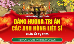 Dâng hương tri ân anh hùng liệt sĩ - Xuân Ất Tỵ 2025