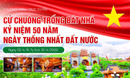 [Video] Cử chuông trống bát nhã kỷ niệm 50 ngày thống nhất đất nước | Ngày 30/4/2025