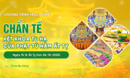 [Video] Chẩn tế kết khóa tu hạ của Phật tử năm Ất Tỵ | Ngày 15/8/Ất Tỵ