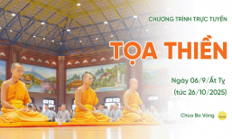 🔴 [TRỰC TIẾP] Thời khóa tọa thiền | Ngày 06/9/Ất Tỵ