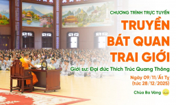 🔴[TRỰC TIẾP] Truyền Bát quan trai giới | Ngày 09/11/Ất Tỵ