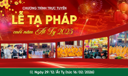 [Video] Lễ tạ Pháp cuối năm Ất Tỵ | Chùa Ba Vàng, ngày 29/12/Ất Tỵ