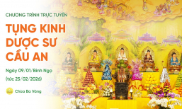 🔴[TRỰC TIẾP] Ngày 1 - Tụng kinh Dược sư cầu an đầu năm | Ngày 09/01/Bính Ngọ