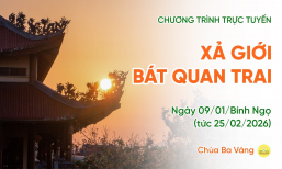 🔴[TRỰC TIẾP] Xả giới Bát quan trai