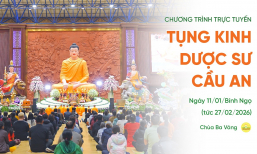 🔴 [TRỰC TIẾP] Ngày 3 - Tụng kinh Dược sư cầu an đầu năm | Ngày 11/01/Bính Ngọ