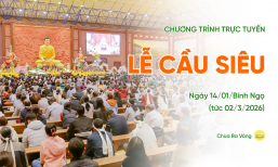 🔴 [TRỰC TIẾP] Lễ cầu siêu | Chùa Ba Vàng, ngày 14/01/Bính Ngọ