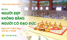 [Video] Thời khóa tụng kinh tu tập Bát quan trai giới | Ngày 09/3/Bính Ngọ