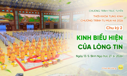 🔴[TRỰC TIẾP] Chu kỳ 2, 2026: Thời khóa tụng kinh Chương trình tu mùa hạ | Ngày 13/5/Bính Ngọ