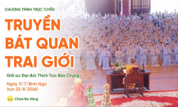 🔴[Trực tiếp] Truyền Bát quan trai giới | Ngày 11/7/Bính Ngọ
