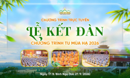 🔴 [TRỰC TIẾP] Lễ kết đàn chương trình tu mùa hạ 2026 | Ngày 17/8/Bính Ngọ