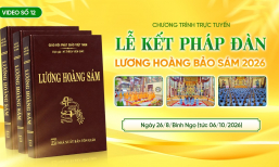 Video số 12: Kết lễ sám hối kinh Lương Hoàng Bảo Sám 2026 | Ngày 26/8/Bính Ngọ