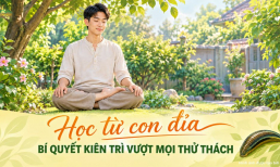Học tính “đeo bám” của con đỉa: Vượt khó trong công việc và tu tập tại gia