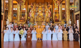 Thầy Thích Nhuận Hòa Và Phái Đoàn Phật Tử Chùa Phật Bửu - Trà Vinh Về Thăm Chùa Ba Vàng