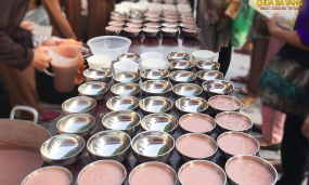 Hơn 5000 bát cháo sữa trong ngày thọ Bát quan trai giới tại chùa Ba Vàng