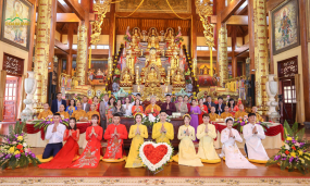 Buổi lễ hằng thuận ý nghĩa của 5 đôi bạn trẻ tại chùa Ba Vàng