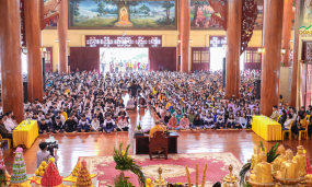 Luật Nhân - Quả và bài học về chữ Hiếu cho hàng ngàn học sinh trường THPT Phạm Văn Nghị