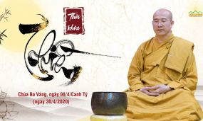 Thời khóa tọa thiền - Chương trình trực tuyến Đại lễ Phật Đản 2020