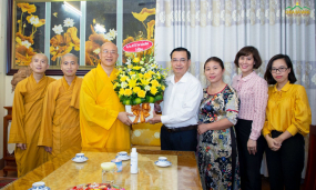 Các cơ quan thăm, chúc mừng chùa Ba Vàng nhân mùa Vu Lan Báo Hiếu PL.2564 – DL.2020