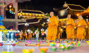 Lễ Phật đản chùa Ba Vàng 2021: Chương trình rước bánh, dâng đăng cúng dường Đức Phật đản sinh