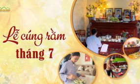 Mâm cỗ cúng rằm tháng 7 đơn giản và mang lại lợi ích cho người mất