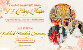 Lễ Hằng thuận | Chùa Ba Vàng, ngày 21/11/Nhâm Dần (tức ngày 14/12/2022)