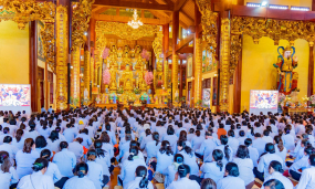 Đông đảo Phật tử về chùa tu tập ngày Bát Quan trai giới thường kỳ