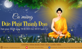 Thông báo chương trình trực tuyến: Ca mừng Đức Phật thành đạo