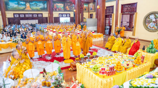 Trang nghiêm Đại lễ giỗ Tổ Trúc Lâm Ma Ha Sa Môn Tuệ Bích Phổ Giác lần thứ 268
