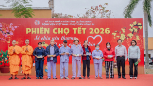 Những phần quà ấm áp nghĩa tình ngày giáp Tết Bính Ngọ 2026