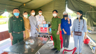 San sẻ yêu thương đến các cán bộ, chiến sĩ tại 6 chốt kiểm dịch trên địa bàn huyện Giao Thủy, tỉnh Nam Định