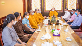 Chư Tăng Ni, Phật tử chùa Ba Vàng nhận bằng ghi nhận 'Tấm lòng vàng' của Ủy ban MTTQ Việt Nam tỉnh Quảng Ninh
