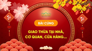 Bài cúng giao thừa tại nhà, cơ quan, cửa hàng… năm 2025