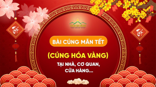 Bài cúng mãn Tết (cúng hóa vàng) tại nhà, cơ quan, cửa hàng…mới nhất năm 2025