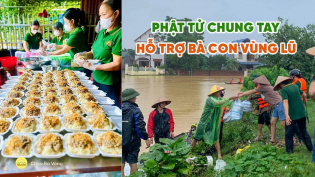 Phật tử chùa Ba Vàng chung tay hỗ trợ bà con vùng lũ hậu bão Yagi