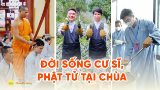 Đời sống của cư sĩ, Phật tử tập tu tại chùa - Nếp sống chốn thiền môn