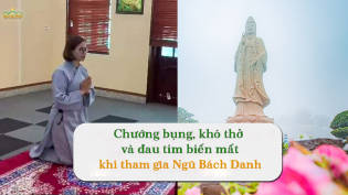 Chướng bụng, khó thở và đau tim khỏi hẳn khi tham gia lễ Ngũ Bách Danh