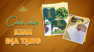 Hướng dẫn chép kinh Địa Tạng Bồ Tát đúng bản chất để có nhiều công đức