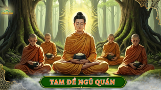 Tam đề ngũ quán: Cách thọ thực nuôi dưỡng chính niệm, giúp thân tâm an ổn