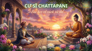 Thánh cư sĩ Chattapani “phớt lờ” quân vương và bài học xử thế