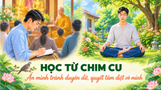 Học từ chim cu: Cách dứt bỏ thói xấu, phòng hộ sáu căn để sống bình an