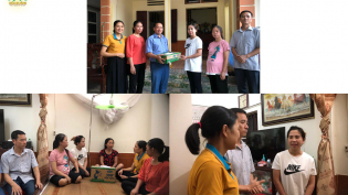 Đạo tràng Minh Chân Đại Xuân, Bắc Ninh trợ duyên thăm hỏi mẹ của Phật tử Đài Loan