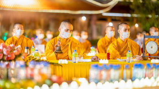 Linh thiêng lễ chẩn tế cầu siêu phả độ gia tiên nhân mùa Vu Lan