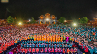 Đêm khai mạc Khóa tu mùa hè chùa Ba Vàng 2025 khởi đầu chuyến phiêu lưu 'Kết bạn bốn phương' với biết bao cảm xúc