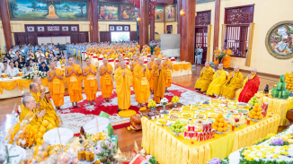 Trang nghiêm Đại lễ giỗ Tổ Trúc Lâm Ma Ha Sa Môn Tuệ Bích Phổ Giác lần thứ 268