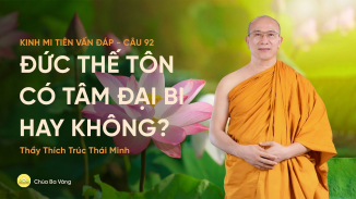 Đức Thế Tôn có tâm đại bi hay không? | Thầy Thích Trúc Thái Minh