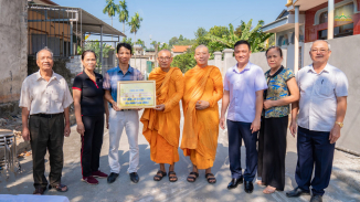 Chùa Ba Vàng chung tay chỉnh trang đô thị phường Quang Trung, thành phố Uông Bí