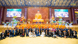 Ấm áp tình Pháp lữ Thái Lan - Việt Nam: Đoàn đại biểu Phật giáo An Nam Tông đến thăm chùa Ba Vàng